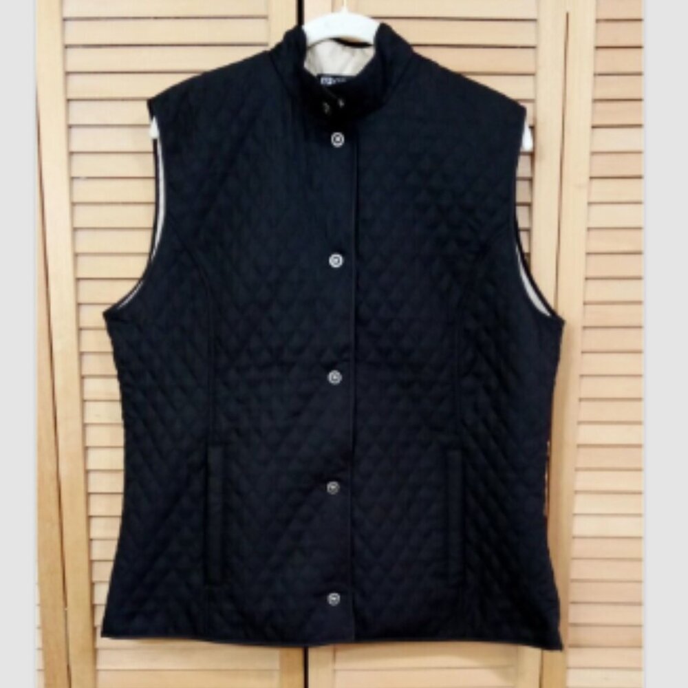 Gear For Sports Women's Black Quilted Lightweight Vest L